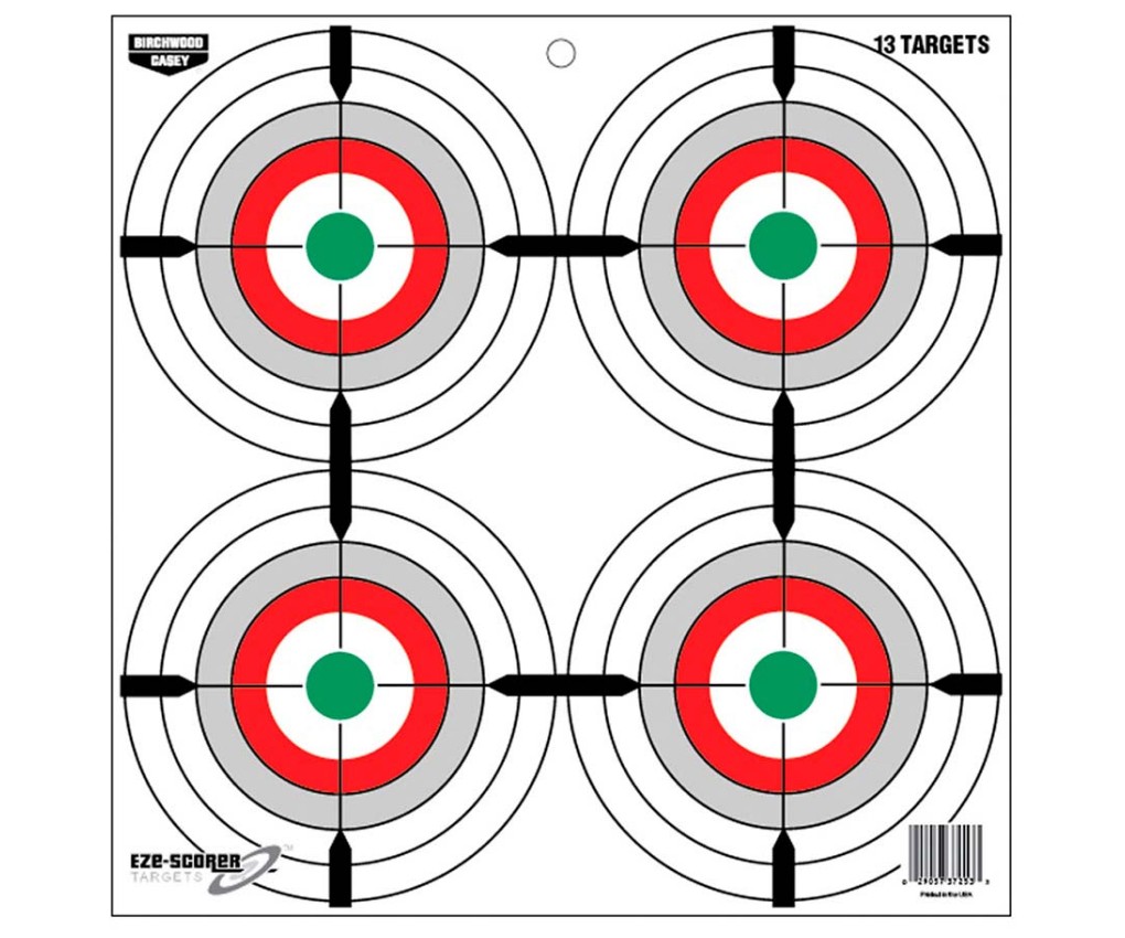 Мишень бумажная Birchwood Eze-Scorer Multiple Bull's-Eye 12” (13 шт)