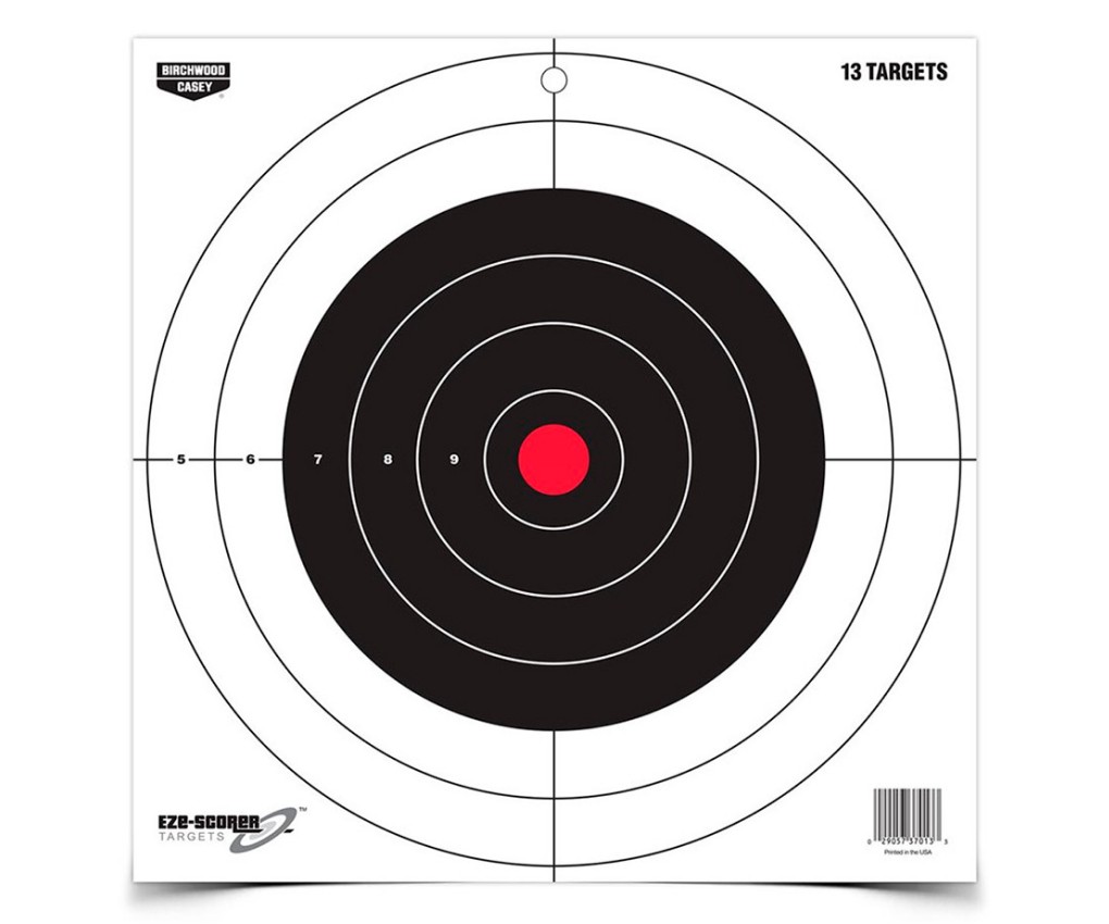 Мишень бумажная Birchwood Eze-Scorer Bull's-eye 12” (13 шт)