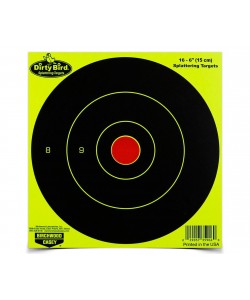Мишень осыпающаяся Birchwood Dirty Bird Yellow Bull's-eye 6” (самоклеящаяся, 16 шт)
