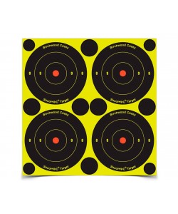 Мишень осыпающаяся Birchwood Shoot•N•C Bull's-eye Target 3″ (самоклеящаяся, 240 шт)