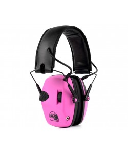 Наушники активные ShotTime 32, NRR 23dB, оголовье экокожа, поролон. амбушюры (Pink)