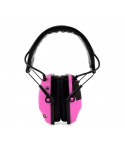 Наушники активные ShotTime 32, NRR 23dB, оголовье экокожа, поролон. амбушюры (Pink)