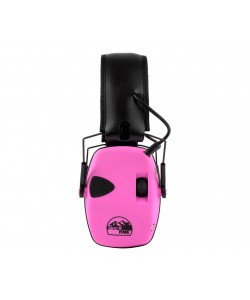 Наушники активные ShotTime 32, NRR 23dB, оголовье экокожа, поролон. амбушюры (Pink)