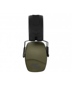 Наушники противошумные ShotTime 16, NRR 25dB, оголовье экокожа, поролон. амбушюры (Army Green)