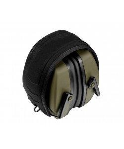 Наушники противошумные ShotTime 16, NRR 25dB, оголовье экокожа, поролон. амбушюры (Army Green)