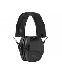 Наушники противошумные ShotTime 16, NRR 25dB, оголовье экокожа, поролон. амбушюры