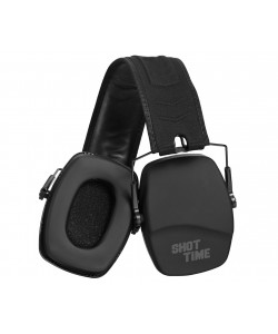 Наушники противошумные ShotTime 16, NRR 25dB, оголовье экокожа, поролон. амбушюры