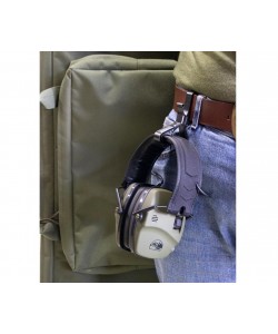 Подвес для наушников ShotTime на ремень, с магнитом (пластик, чёрный)