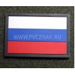 Шеврон ”Флаг России”, PVC на велкро, 60x40 мм (Black) - фото № 2