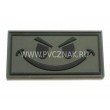 Шеврон ”Smile”, PVC на велкро, 70x35 мм (Olive) - фото № 1