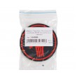 Шеврон ”Каратель” (Punisher), PVC на велкро, 80x80 мм (красный на черном) - фото № 3