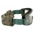 Очки-маска тактические ShotTime Puma, UV400, Anti-Fog, оправа зеленая (прозрачная линза) - фото № 4