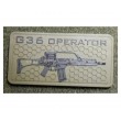 Шеврон ”G36 Operator”, PVC на велкро, 80x40 мм (Olive) - фото № 1