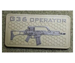 Шеврон ”G36 Operator”, PVC на велкро, 80x40 мм (Olive)