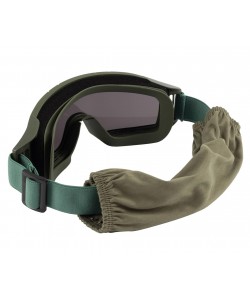 Очки-маска тактические ShotTime Puma, UV400, Anti-Fog, оправа зеленая (серая линза)
