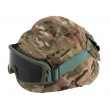 Очки-маска тактические ShotTime Puma, UV400, Anti-Fog, оправа зеленая, 3 линзы (серая, прозрачная, желтая) - фото № 5