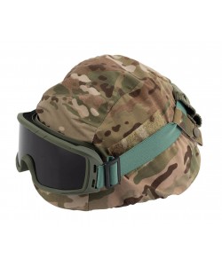 Очки-маска тактические ShotTime Puma, UV400, Anti-Fog, оправа зеленая, 3 линзы