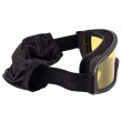 Очки-маска тактические ShotTime Puma, UV400, Anti-Fog, оправа черная (желтая линза) - фото № 4