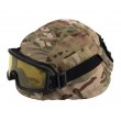 Очки-маска тактические ShotTime Puma, UV400, Anti-Fog, оправа черная (желтая линза) - фото № 5