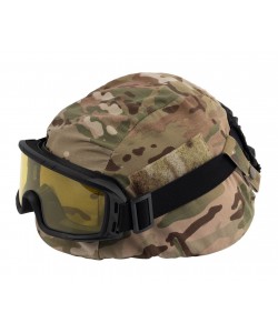 Очки-маска тактические ShotTime Puma, UV400, Anti-Fog, оправа черная (желтая линза)