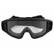 Очки-маска тактические ShotTime Puma, UV400, Anti-Fog, оправа черная (прозрачная линза) - фото № 2