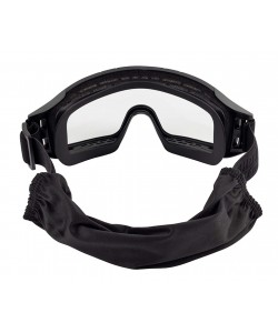 Очки-маска тактические ShotTime Puma, UV400, Anti-Fog, оправа черная (прозрачная линза)