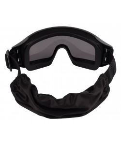 Очки-маска тактические ShotTime Puma, UV400, Anti-Fog, оправа черная (серая линза)