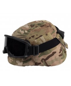 Очки-маска тактические ShotTime Puma, UV400, Anti-Fog, оправа черная (серая линза)