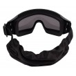 Очки-маска тактические ShotTime Puma, UV400, Anti-Fog, оправа черная, 3 линзы (серая, прозрачная, желтая) - фото № 5