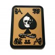 Шеврон ”The ace of spades”, PVC на велкро, 80x60 мм (Coyote) - фото № 1