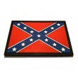 Шеврон ”Флаг Конфедерации”, PVC на велкро, 75x50 мм (полноцветный) - фото № 1