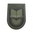 Шеврон ”Old School”, PVC на велкро, 65x90 мм (олива на черном) - фото № 1