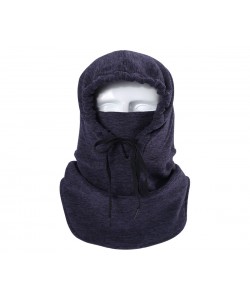 Капюшон флисовый однотонный RZ-L-002 (темно-синий)