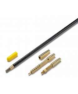 Шомпол ЧИСТОGUN для чистки нарезного оружия, резьба «папа», 5/40, кал. 17-20, Ø4мм, L=90см