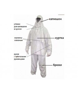 Костюм маскировочный зимний (маскхалат х/б)