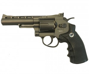 |Б/у| Пневматический револьвер Gletcher SW R4, пулевой (4”) (№ 160ком)