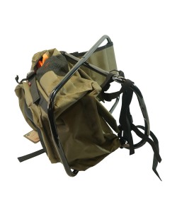 |Уценка| Рюкзак походный ORDKA Hauger Brown, с раскладным стулом (362) (№ 510-УЦ)