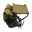 |Уценка| Рюкзак походный ORDKA Hauger Brown, с раскладным стулом (362) (№ 510-УЦ) - фото № 2