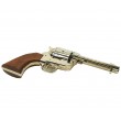 |Уценка| Макет револьвер Colt Peacemaker .45, никель (США, 1873 г.) DE-1186-NQ (№ 538-УЦ) - фото № 3