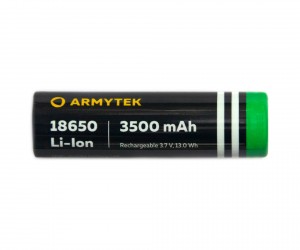 Аккумулятор Armytek 18650 Li-Ion 3500mAh (без защиты)