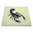 Шеврон ”Скорпион”, PVC на велкро, 80x70 мм (светится в темноте) - фото № 1