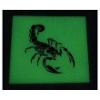 Шеврон ”Скорпион”, PVC на велкро, 80x70 мм (светится в темноте) - фото № 2