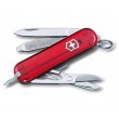 Нож-брелок Victorinox Classic Ruby 0.6225.T (58 мм, полупрозрачный красный) - фото № 1