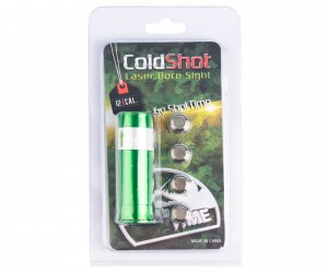 Лазерный патрон ShotTime ColdShot, 12 калибр, кнопка вкл/выкл, зеленый лазер