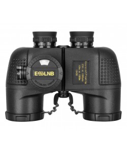 Бинокль морской RealArm 10х50 с компасом, Porro (черный)