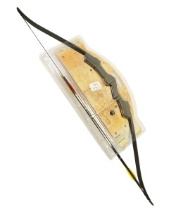 |Уценка| Детский рекурсивный лук Man Kung MK-RB007, 9 кг, 117 см (черный) (№ 547-УЦ)