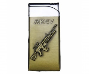 Зажигалка RUSARM АК-47 (золотистая)