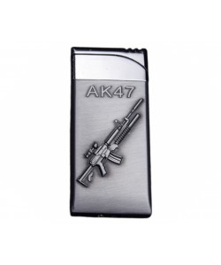 Зажигалка RealArm АК-47 (серебристая)