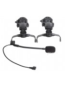 Гарнитура FMA COMTAC II III Helmet ARC Rail с креплением на шлем (Black)