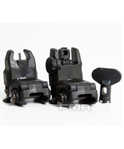 Мушка и целик складные FMA FBUS Gen2 Black (TB-01)